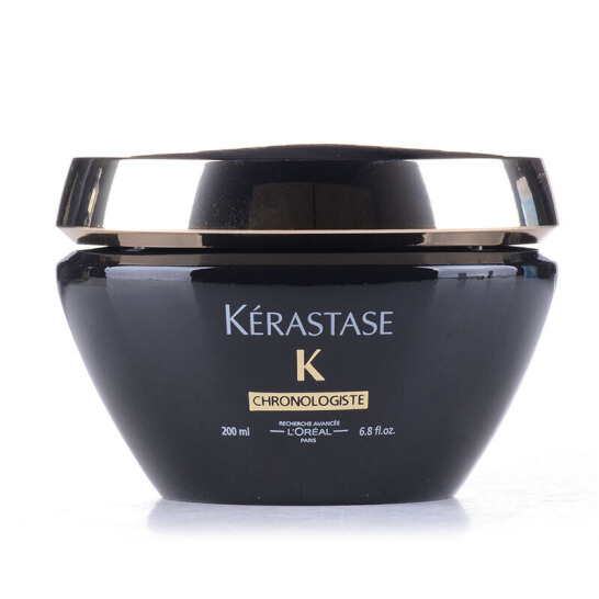 卡诗（KERASTASE） 黑钻凝时发膜200ml 鱼子酱精华多效修护改善沙发 头发护理 免蒸发膜